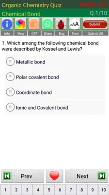 Organic Chemistry Quiz android App screenshot 4